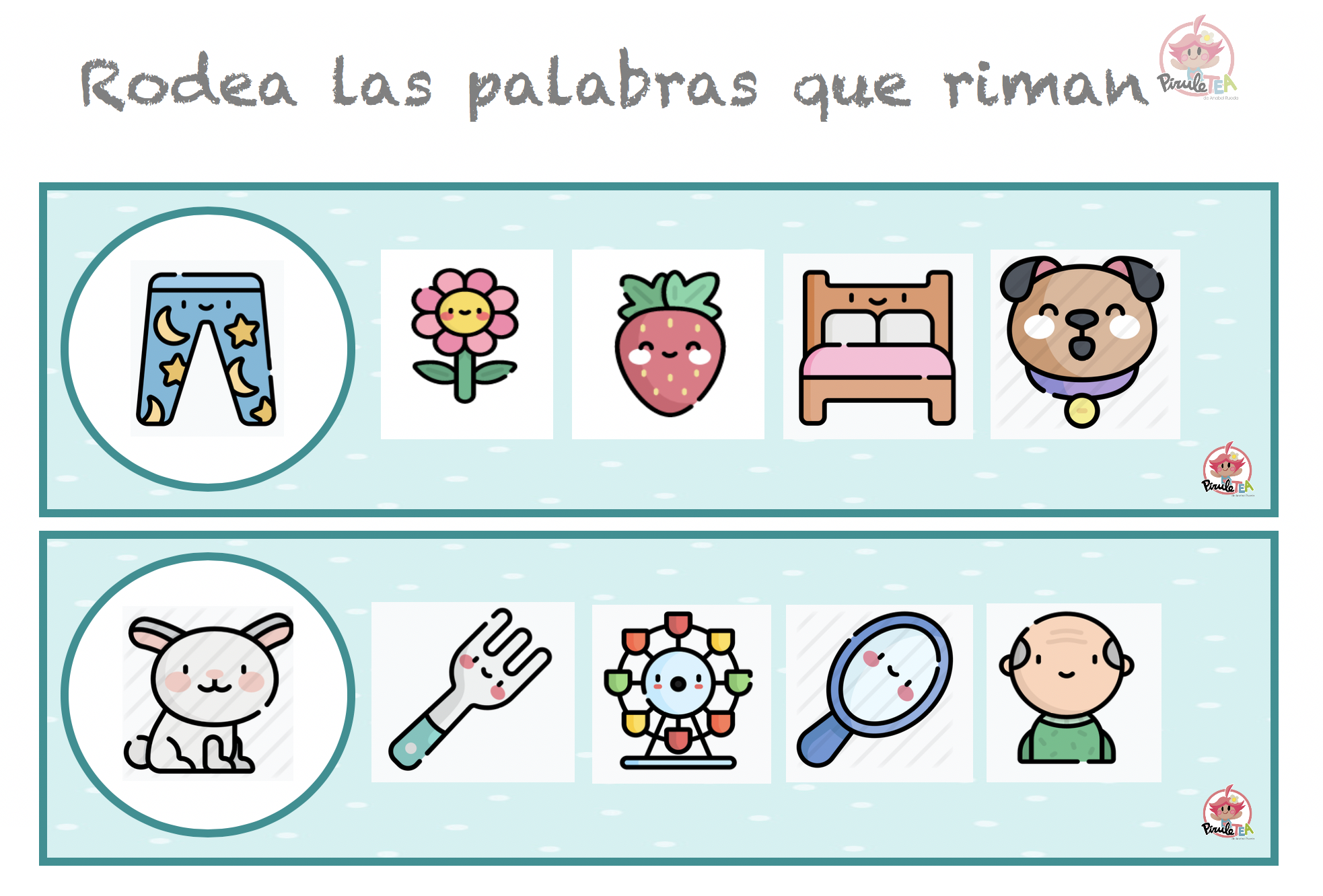 Que Rima Con Rota Rodea la palabra que rima