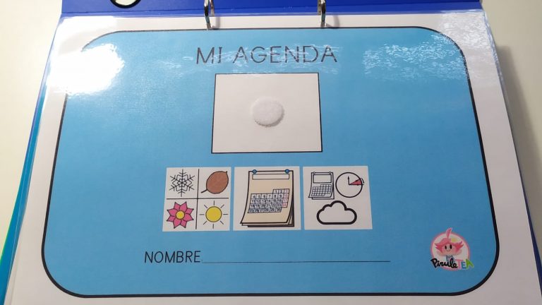 Agenda individual para el aula TEA